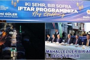 Samsun ve Ordu Protokolü 2 Bin Kişilik İftar Sofrasında Buluştu